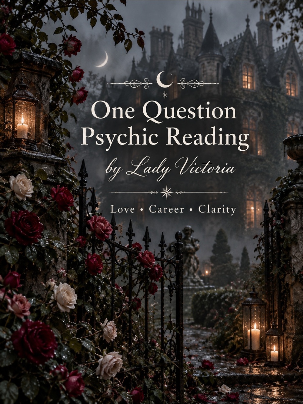 One Question Psychic Tarot Reading Personalized Email Reading + Crystal Gift